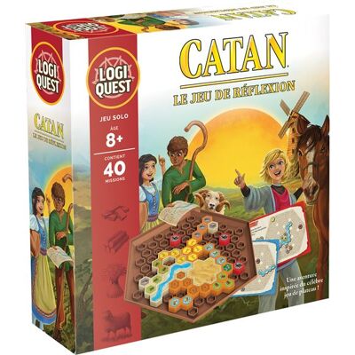Jeu de stratégie Asmodee Logiquest Catan - Publicité Jeu de stratégie Asmodee Logiquest Catan - Publicité