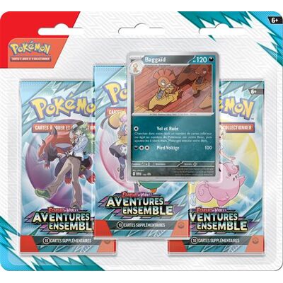 Pokemon Cartes à collectionner Pokémon EV09 Pack 3 boosters Ecarlate et Violet Aventures ensemble Modèle aléatoire Multicolore - Publicité Pokemon Cartes à collectionner Pokémon EV09 Pack 3 boosters Ecarlate et Violet Aventures ensemble Modèle aléatoire Multicolore - Publicité