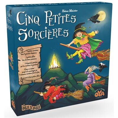Jeu d'ambiance Oya Cinq Petites Sorcières Multicolore - Publicité Jeu d'ambiance Oya Cinq Petites Sorcières Multicolore - Publicité