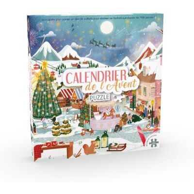 Puzzle 1008 pièces Eeboo Calendrier de l'avent - Publicité Puzzle 1008 pièces Eeboo Calendrier de l'avent - Publicité