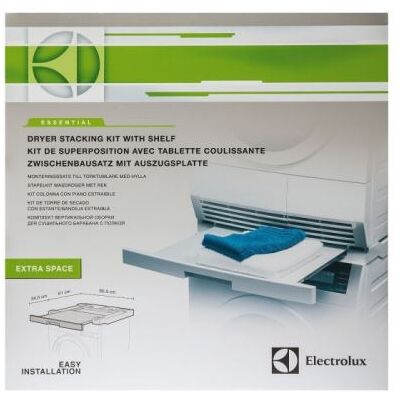 Kit de superposition pour lave-linge et sèche-linge Electrolux - Publicité Kit de superposition pour lave-linge et sèche-linge Electrolux - Publicité