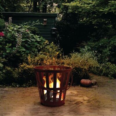 Panier de Feu ProGarden VidaXL - Métal rouillé pour l'extérieur - Publicité Panier de Feu ProGarden VidaXL - Métal rouillé pour l'extérieur - Publicité