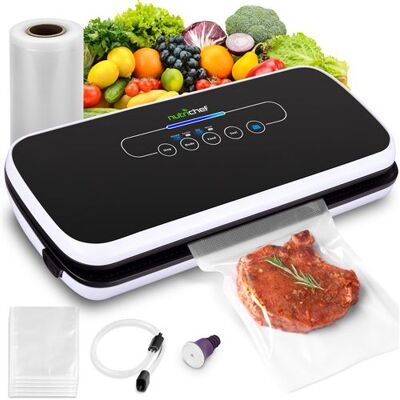 Nutrichef Modèle - Sèche-aliments sous vide pour aliments secs et humides - Compact, Testé en laboratoire - Publicité Nutrichef Modèle - Sèche-aliments sous vide pour aliments secs et humides - Compact, Testé en laboratoire - Publicité