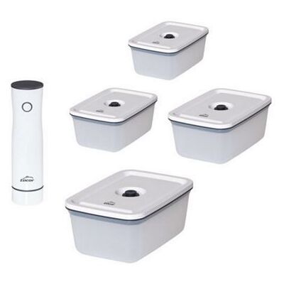 Non communiqué Pompe sous vide + 4 boîtes Lacor 69698 - Publicité Non communiqué Pompe sous vide + 4 boîtes Lacor 69698 - Publicité