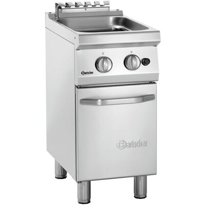 Cuiseur à Pates Professionnel à Gaz 1 Cuve 24L Bartscher Gris - Publicité Cuiseur à Pates Professionnel à Gaz 1 Cuve 24L Bartscher Gris - Publicité