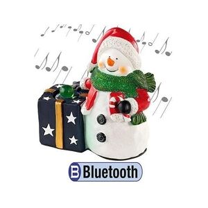 Article et décoration de fête GENERIQUE Décoration de Noël avec haut-parleur Bluetooth - Bonhomme de neige - Publicité