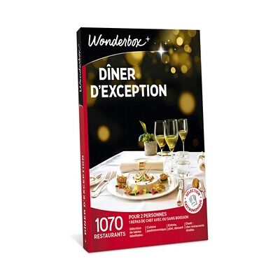 Wonderbox Dîner d'exception - Publicité Wonderbox Dîner d'exception - Publicité
