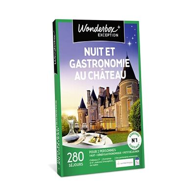 Wonderbox Nuit et gastronomie au château - Publicité Wonderbox Nuit et gastronomie au château - Publicité