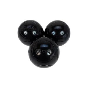 Obut Boules de pétanque Cx.cou noire 76mm 1 strie Noir Taille : 690g Taille : 690g - Publicité