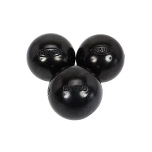 Obut Boules de pétanque Cx.cou noire 76mm Noir Taille : 690g Taille : 690g - Publicité