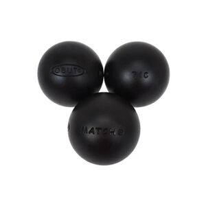 Obut Boules de pétanque Match plus 74mm Noir Taille : 690g Taille : 690g - Publicité