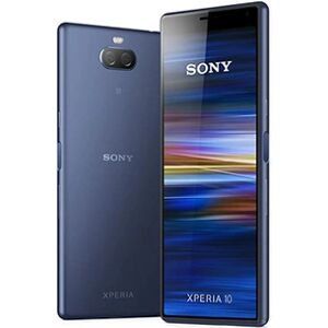 Sony Smartphone Xperia 10 Single SIM 3 / 64 GO - Nano SIM - 6.0 - 2520x1080 - 13 Mpx + 5 Mpx - Bleu - Publicité