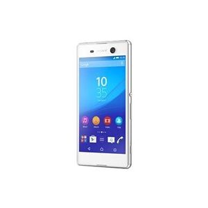 Sony XPERIA M5 - 4G smartphone - RAM 3 Go / Mémoire interne 16 Go - microSD slot - Ecran LCD - 5" - 1920 x 1080 pixels - rear camera 21,5 MP - front - Publicité