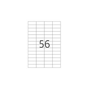 Herma Premium - Papier - mat - auto-adhésif permanent - blanc - 52.5 x 21.2 mm 1400 étiquette(s) (25 feuille(s) x 56) étiquettes laminées - Publicité