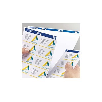 Avery Dennison Etiquettes pour Adresses à imprimer (Laser) - 63 x 38 mm - 840 étiquettes (40 Feuilles) - Publicité Avery Dennison Etiquettes pour Adresses à imprimer (Laser) - 63 x 38 mm - 840 étiquettes (40 Feuilles) - Publicité