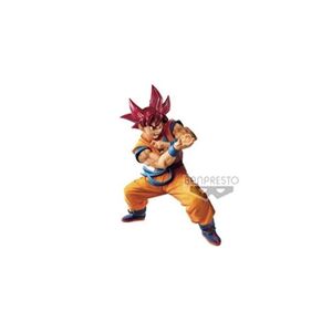 Banpresto Dragon Ball GT - Statuette Blood of Saiyans Super Saiyan God Son Goku 17 cm - Publicité
