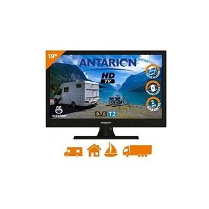 Antarion tv led 19" 48cm téléviseur hd camping car 12v port usb dvb-t2 - Publicité