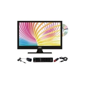 Antarion tv led 16" 40cm télévision hd tnt camping 12v dvd intégré - Publicité