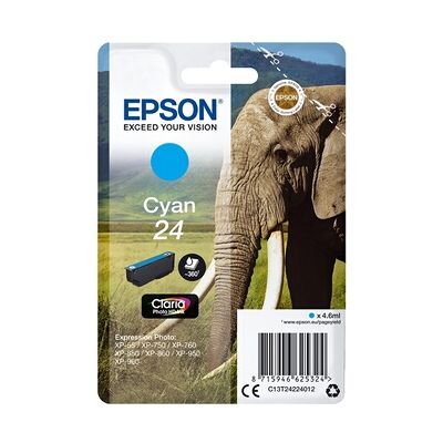 Epson ELEPHANT CYAN - Publicité Epson ELEPHANT CYAN - Publicité