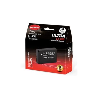 Batterie Hähnel Ultra LP-E12 - Compatible avec Canon EOS M50 MII, M50, M200, SX70 HS - Remplacement - Publicité Batterie Hähnel Ultra LP-E12 - Compatible avec Canon EOS M50 MII, M50, M200, SX70 HS - Remplacement - Publicité