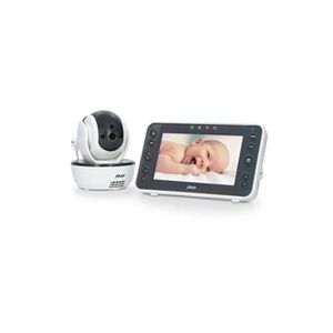 Babyphone Alecto Babyphone avec caméra et écran couleur 5 DVM200XL Blanc-Anthracite - Publicité
