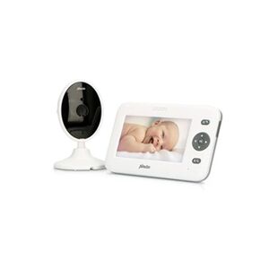 Babyphone Alecto Babyphone avec caméra et écran couleur 4.3 DVM-140 Blanc-Anthracite - Publicité