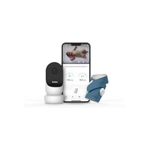 Babyphone Owlet Babyphone Monitor Duo Smart Sock 3 + Cam 2 - Bleu sommeil - Publicité