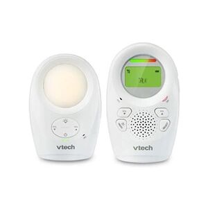 Babyphone Vtech Babyphone DM-1211 5 Canaux Communication Bidirectionnelle et Veilleuse Apaisante Contrôle du Volume Blanc - Publicité