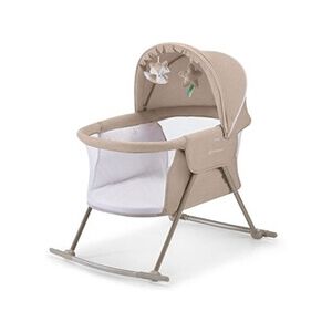 Kinderkraft Lit parapluie berceau Lovi Beige - Publicité