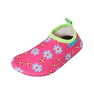 Playshoes chaussures aquatiques fleurs protection UV rose - Publicité