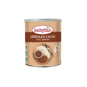 Babybio Céréales Cacao avec Quinoa (boite de 220g) - dès 8 mois - - Publicité