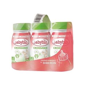 Babybio Lait Croissance Liquide (Pack de 6 bouteilles de 25cl) - - Publicité