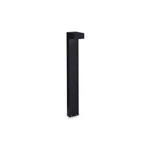 Ideal Lux Lighting Sirio 2 Light Outdoor Tall Bollard Black IP44, G9 - Publicité