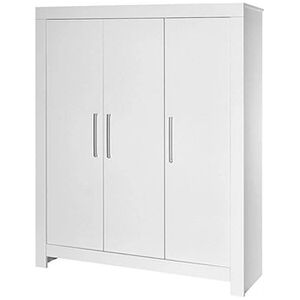 Schardt Armoire bébé 3 portes bois blanc Nordic White L 154 x H 189 x P 53 cm - Publicité