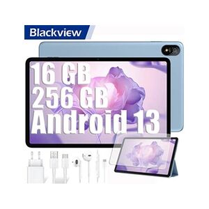 Blackview Tab 18 Tablette Tactile 11.97 pouces Android 13 2.4G+5G Wifi, RAM 16 Go ROM 256 Go/SD 1 To 8800mAh Tablette PC - Bleu - Publicité