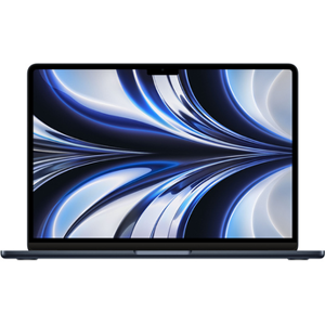 MacBook Apple MacBook Air 13'' 256Go SSD 8Go RAM Puce M2 CPU 8 coeurs GPU 8 coeurs Minuit mi 2022 - Publicité