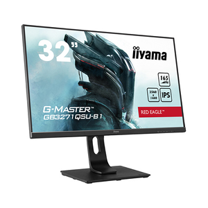 Iiyama 31,5'' G-Master Red Eagle, dalle IPS, 16:9, 2560x1440, FreeSync, 12cm pied en reglable en hauteur,  400cd/m², 1200:1, 2xHaut-parleurs, 2xDisplayPort, 2xHDMI, 4xUSB HUB (3.0), 1ms, Black Tuner - Publicité