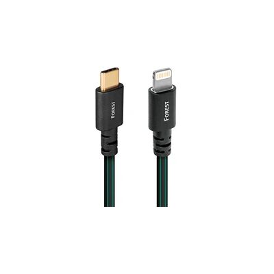 AudioQuest Forest 1,5m Câble USB C - Lightning Hi-Fi Noir Vert - Numérique - Publicité AudioQuest Forest 1,5m Câble USB C - Lightning Hi-Fi Noir Vert - Numérique - Publicité
