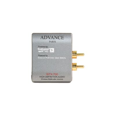 Récepteur Bluetooth Advance Paris WTX-700 EVO - Audio Haute Résolution - Publicité Récepteur Bluetooth Advance Paris WTX-700 EVO - Audio Haute Résolution - Publicité