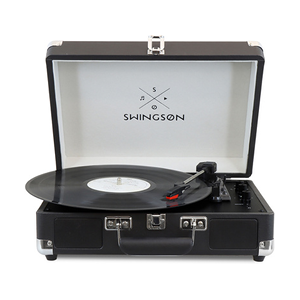 Platines Vinyles Swingson On Stage BT Noir - Turntable - Publicité Platines Vinyles Swingson On Stage BT Noir - Turntable - Publicité