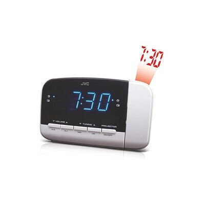Jvc Ra-f23w Réveil Radio Blanc - Radio Réveil - Publicité Jvc Ra-f23w Réveil Radio Blanc - Radio Réveil - Publicité