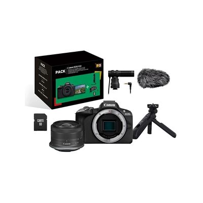 Canon EOS R50 Appareil Photo Hybride Compact - 24.2MP, 4K, RF-S 18-45mm - Publicité Canon EOS R50 Appareil Photo Hybride Compact - 24.2MP, 4K, RF-S 18-45mm - Publicité