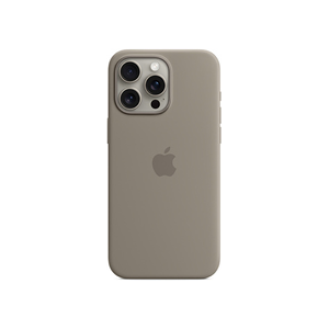 Apple Coque en silicone avec MagSafe pour iPhone 15 Pro Max - Argile - Publicité