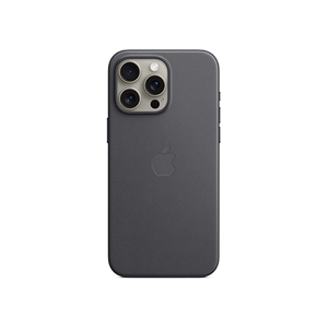 Coque et étui téléphone mobile Apple Coque en tissage fin avec MagSafe pour iPhone 15 Pro Max - Noir - Publicité