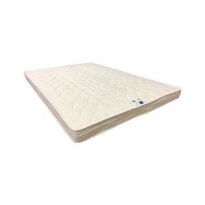 GENERIQUE Matelas 130x190 Latex Naturel de densité 80 Kg/m3 et Mousse Poli Lattex Indéformable Tissu Strech très résistant - Hauteur 10 cm - Soutien Equilibré - Publicité