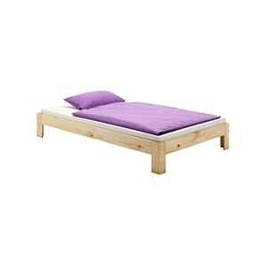 Idimex Lit futon THOMAS, en pin massif, 90 x 200 cm, vernis naturel - Publicité