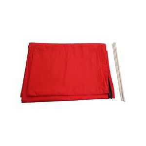 Mendler Housse de protection HWC pour parasol jusqu'à 4,3 m (3x3 m) rouge - Publicité