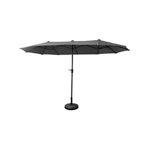 Happy Garden Parasol double 2x4m LINAI gris - Publicité