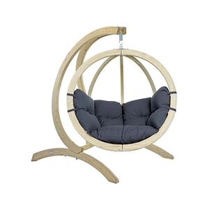 amazonas - Ensemble fauteuil suspendu Globo chair avec support anthracite - coussin imperméable - Publicité