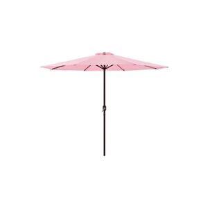 Premium XL Parasol de Jardin Solide Résistant au Rayonnement UV Imperméable Polyester Acier Revêtu par Poudre 300 x 230 cm Rose Pastel [casa.pro] - Publicité